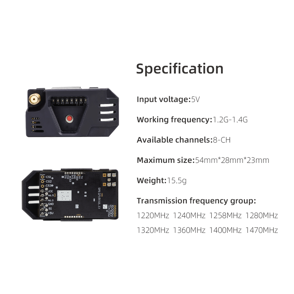 HGLRC 1.2G VRX Alıcı Kiti 8CH  - Drone Kit Long Range incelemesi ve fiyatı